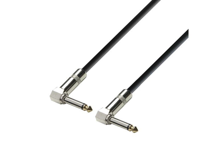 Instrumentkabel 60cm vinklet jack 